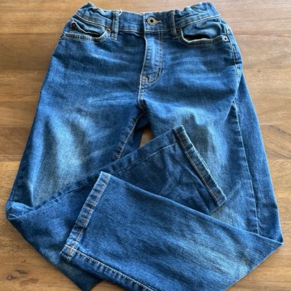 Lucky‎ Brand Authentic Skinny Blue Denim Jeans Girls Size 8 Straight Leg - Picture 1 of 7